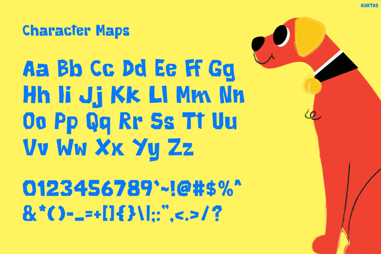 Preview of Kurtas Font