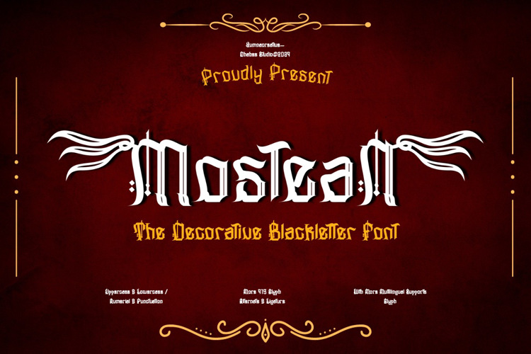 Mostean Font