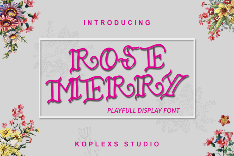 ROSE MERRY Font