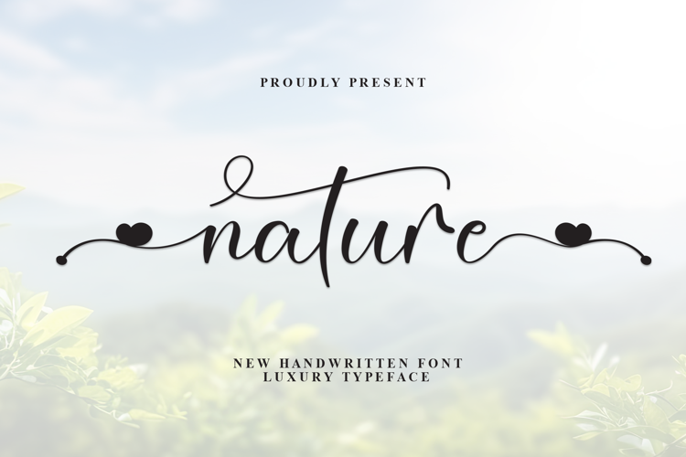Preview of Nature Font