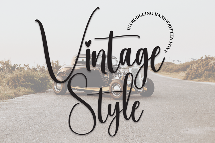 Vintage Style Font