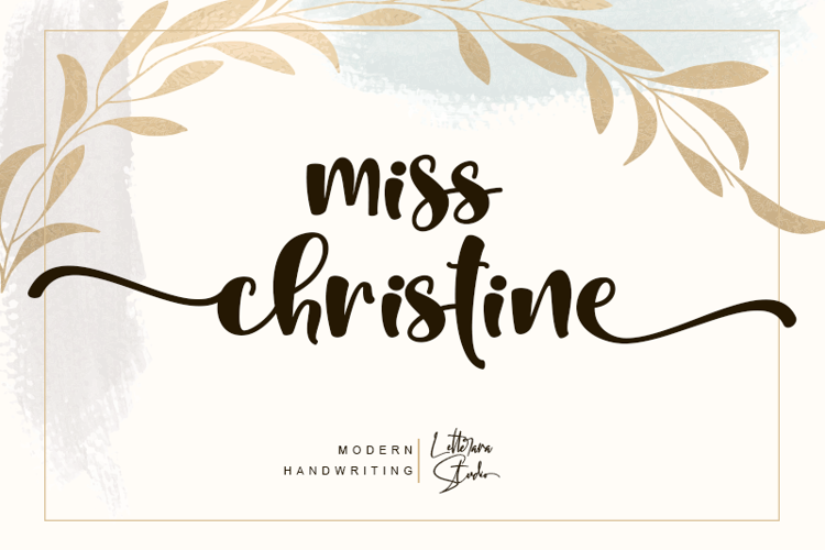 Miss Christine - Font