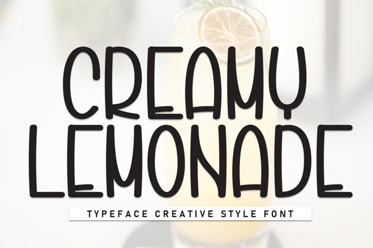Preview of Creamy Lemonade Font