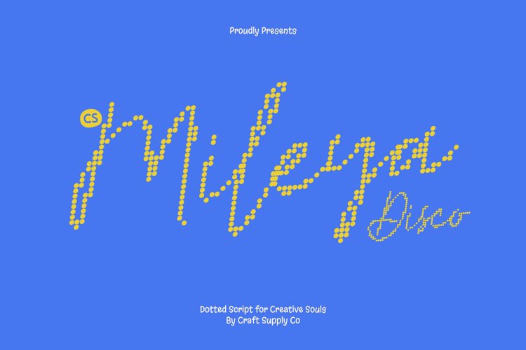 Preview of CS Mileya Disco Font