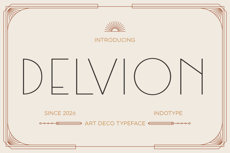 Preview of IT Delvion Font