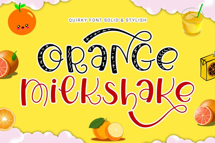 Orange Milkshake Font