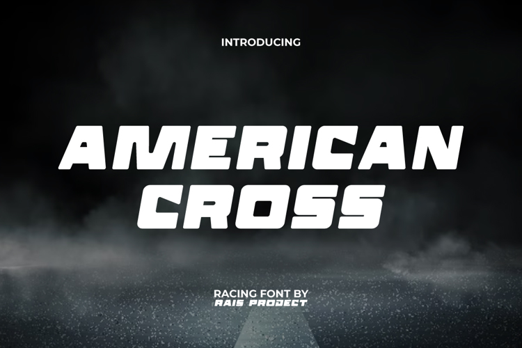 Preview of American Cross Font