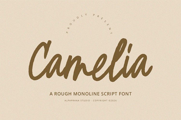 Preview of Camelia Font