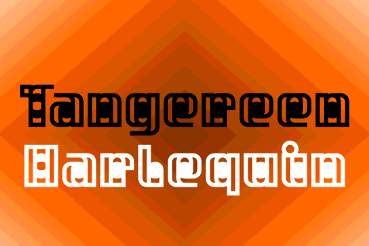 Tangereen Harlequin Font