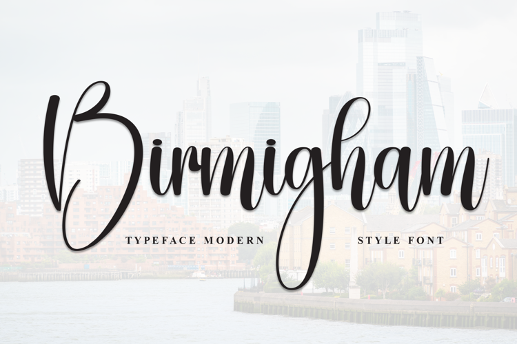 Preview of Birmigham Font