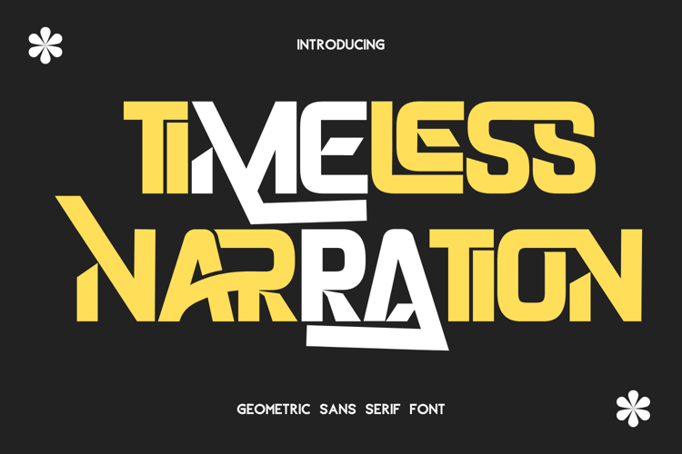 Preview of Timeless Narration Font