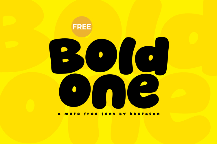 Preview of Boldone Font