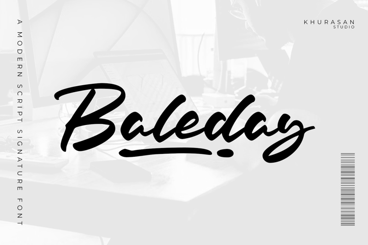 Preview of Baleday Font