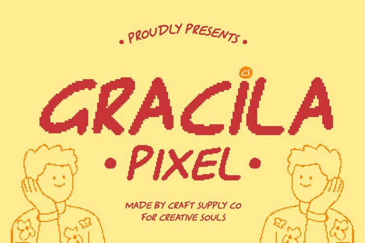 Preview of CS Gracila Pixel Font