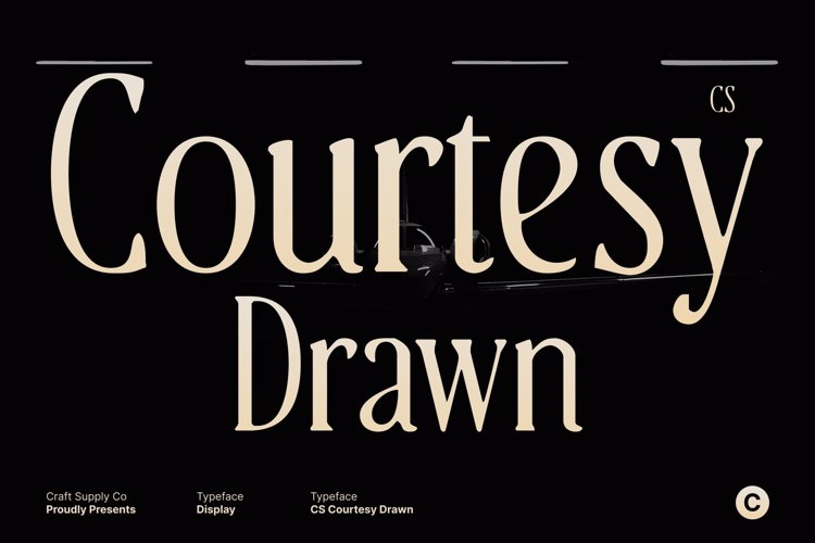 Preview of CS Courtesy Drawn Font