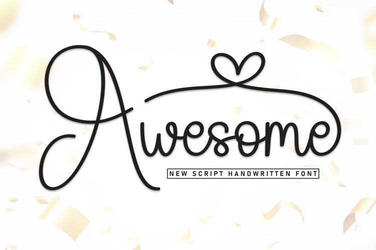 Preview of Awesome Font