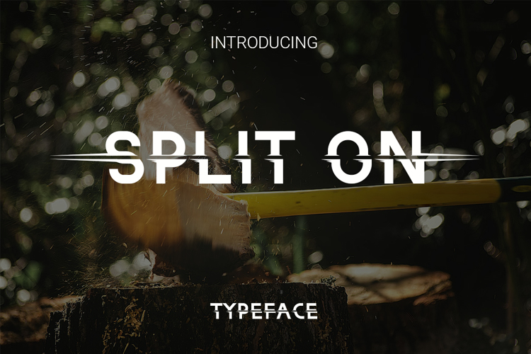 Preview of Split On Font