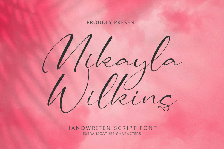 Mikayla Wilkins Font