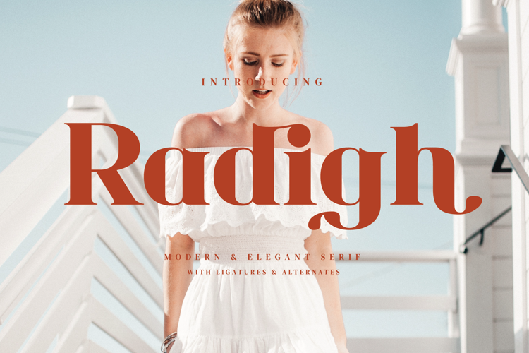 Preview of Radigh Font