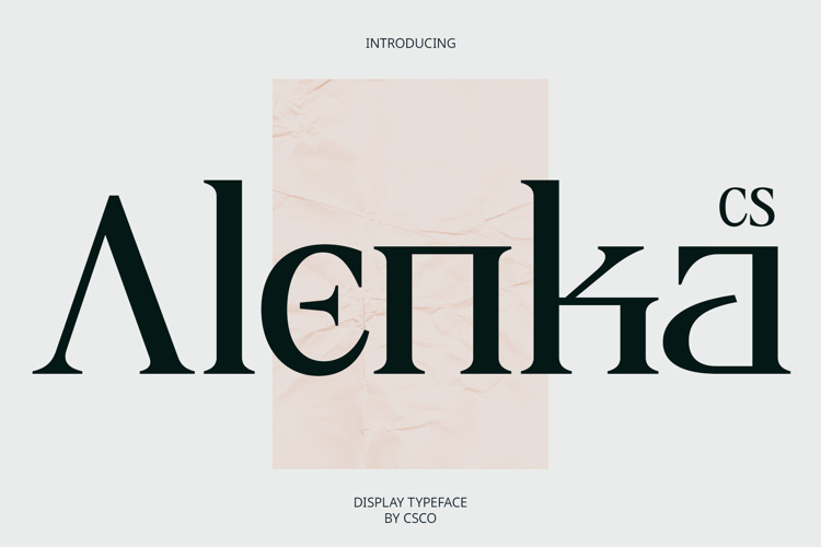 Preview of CS Alenka Font
