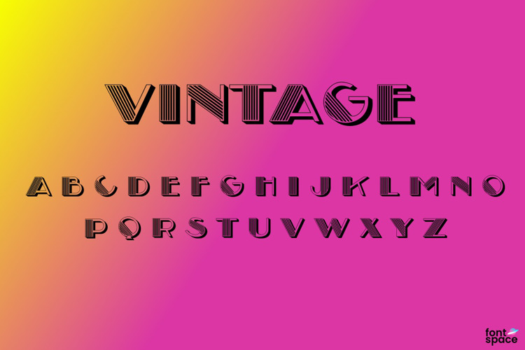 Vintage Font