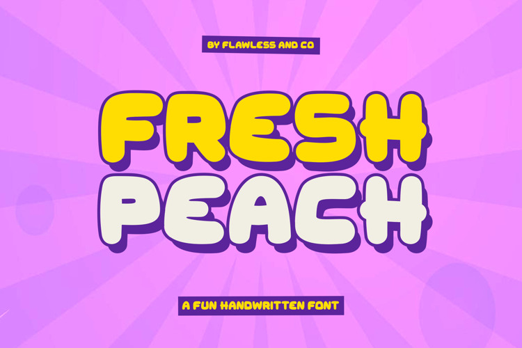 Fresh Peach Font