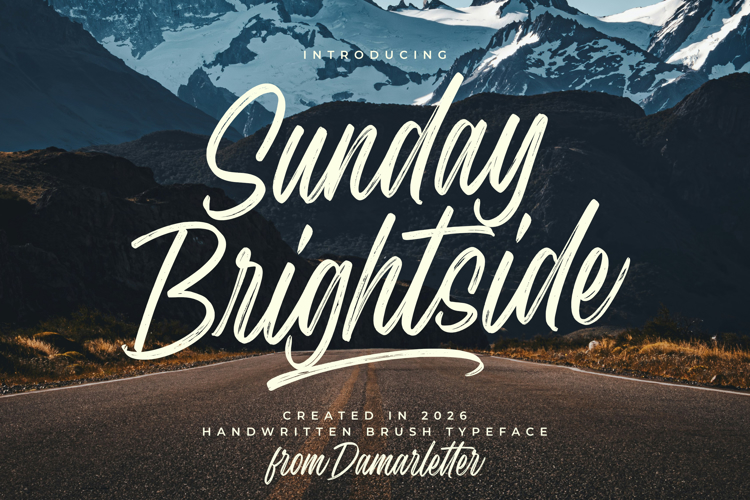 Preview of Sunday Brightside Font
