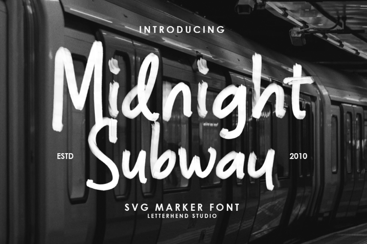 Demo Midnight Subway SVG Font