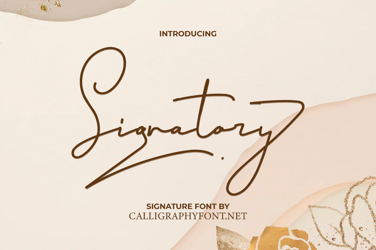 Signatory Font