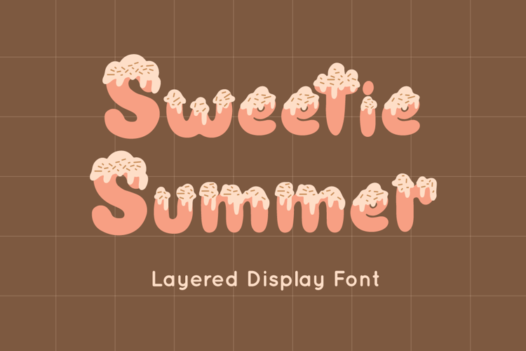 Sweetie Summer Display Font