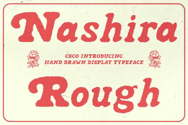 Nashira Rough Font