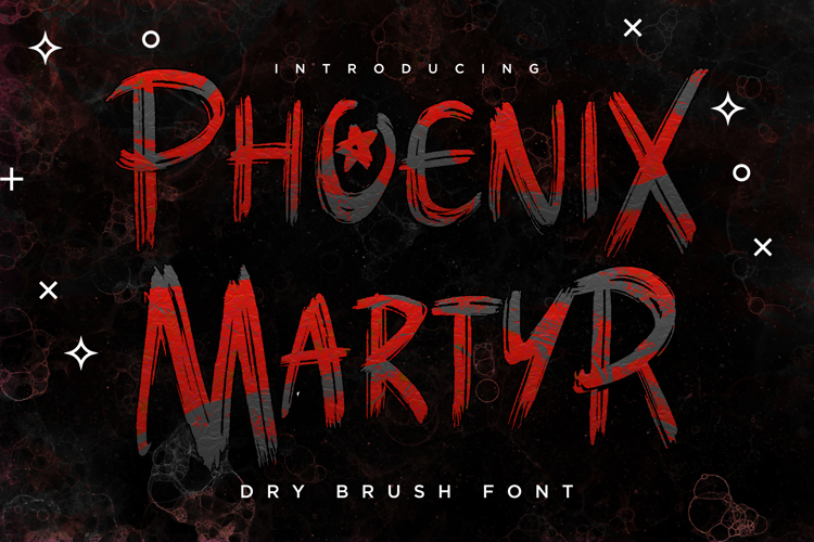Preview of Phoenix Martyr Font