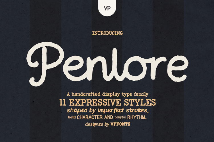 Preview of Penlore Font