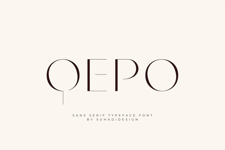 Preview of Qepo Font