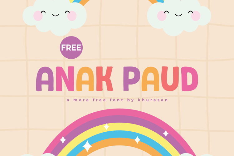Preview of Anak Paud Font