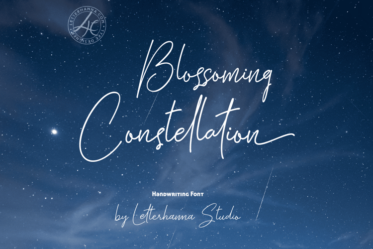 Blossoming Constellation Font