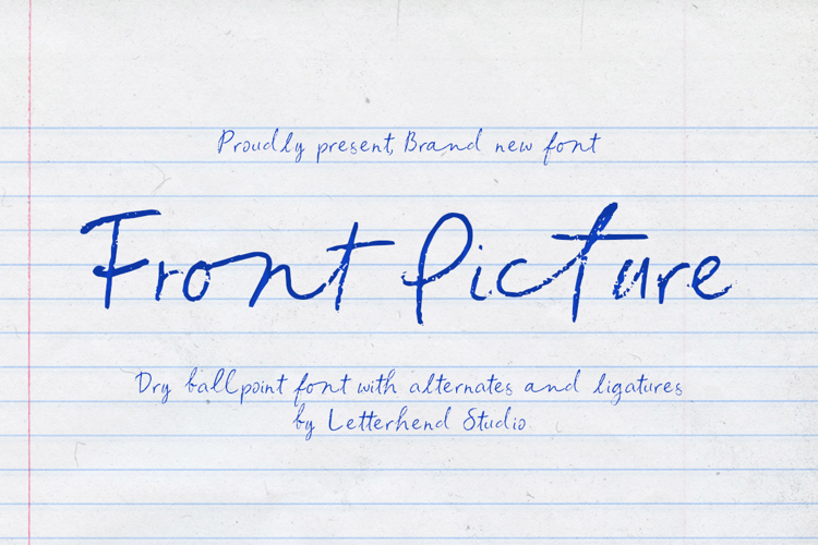 Preview of Front Picture Font