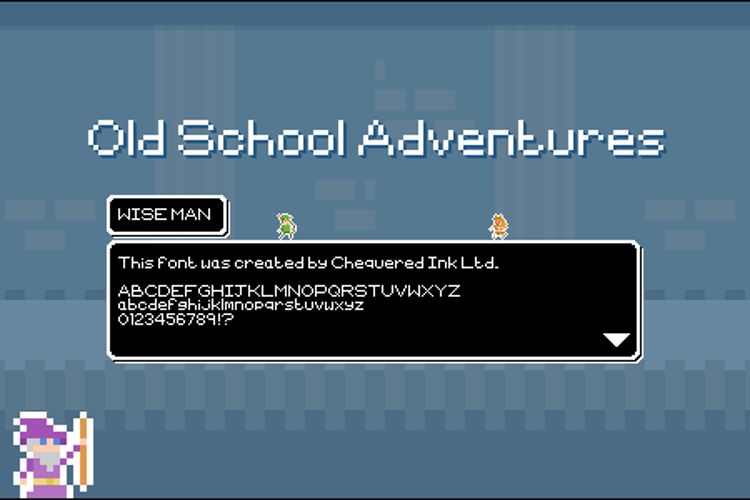 Old School Adventures Font