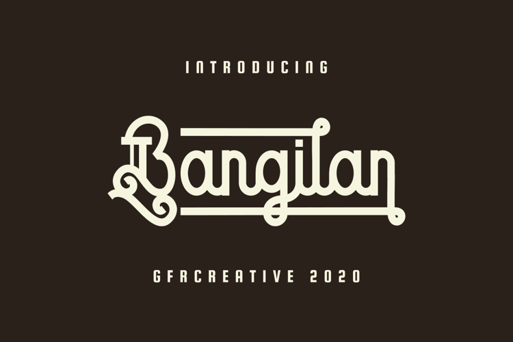 Bangilan Font