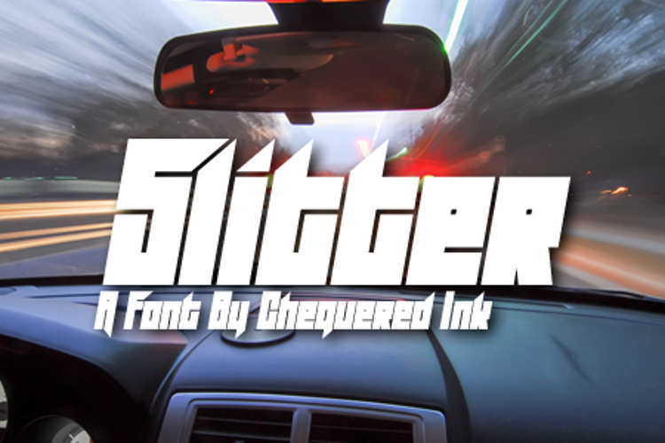 Slitter Font