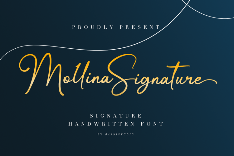 Mollina Signature Font