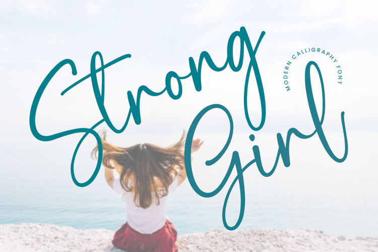 strong girl Font