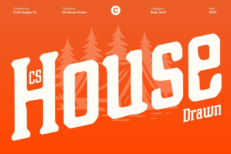 Preview of CS House Drawn Font