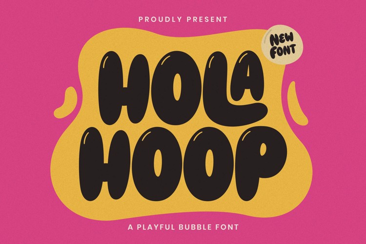 Preview of HOLAHOOP Font
