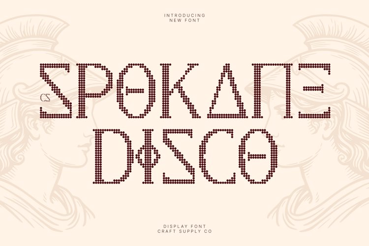 Preview of CS Spokane Disco Font