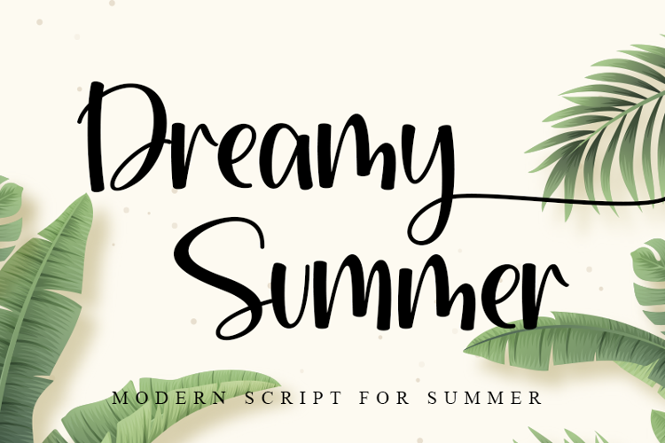 Dreamy Summer - Font