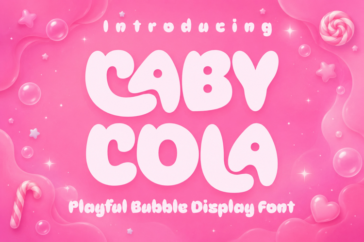 Preview of Caby Cola Font