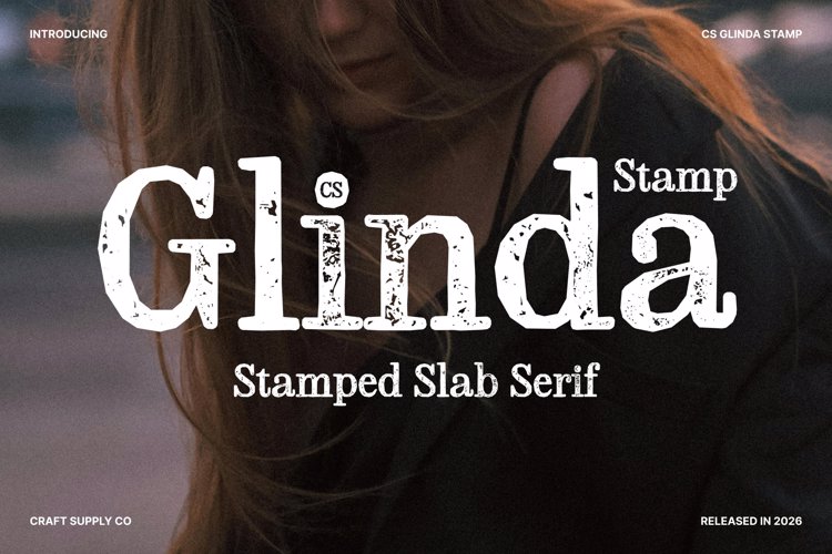 Preview of CS Glinda Stamp Font