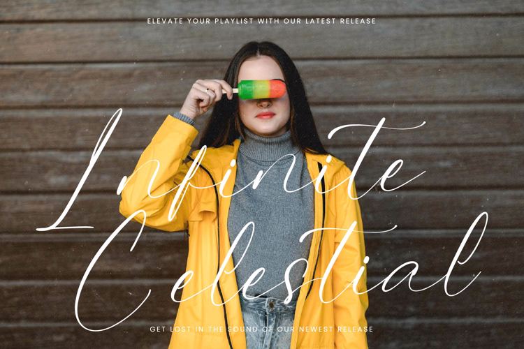 Preview of Belinda Tsakila VERSION Font
