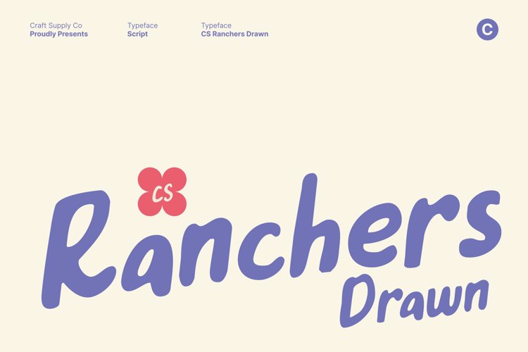 Preview of CS Ranchers Drawn Font